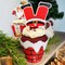 Wrapables Christmas Cupcake Toppers and Wrappers, Holiday Party Supplies (Set of 128)